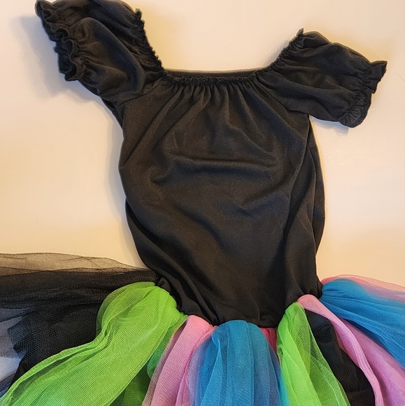 Skeleton TuTu Costume Girls Size Small "Funky Punky Bones" by Era Spooky - Picture 4 of 8